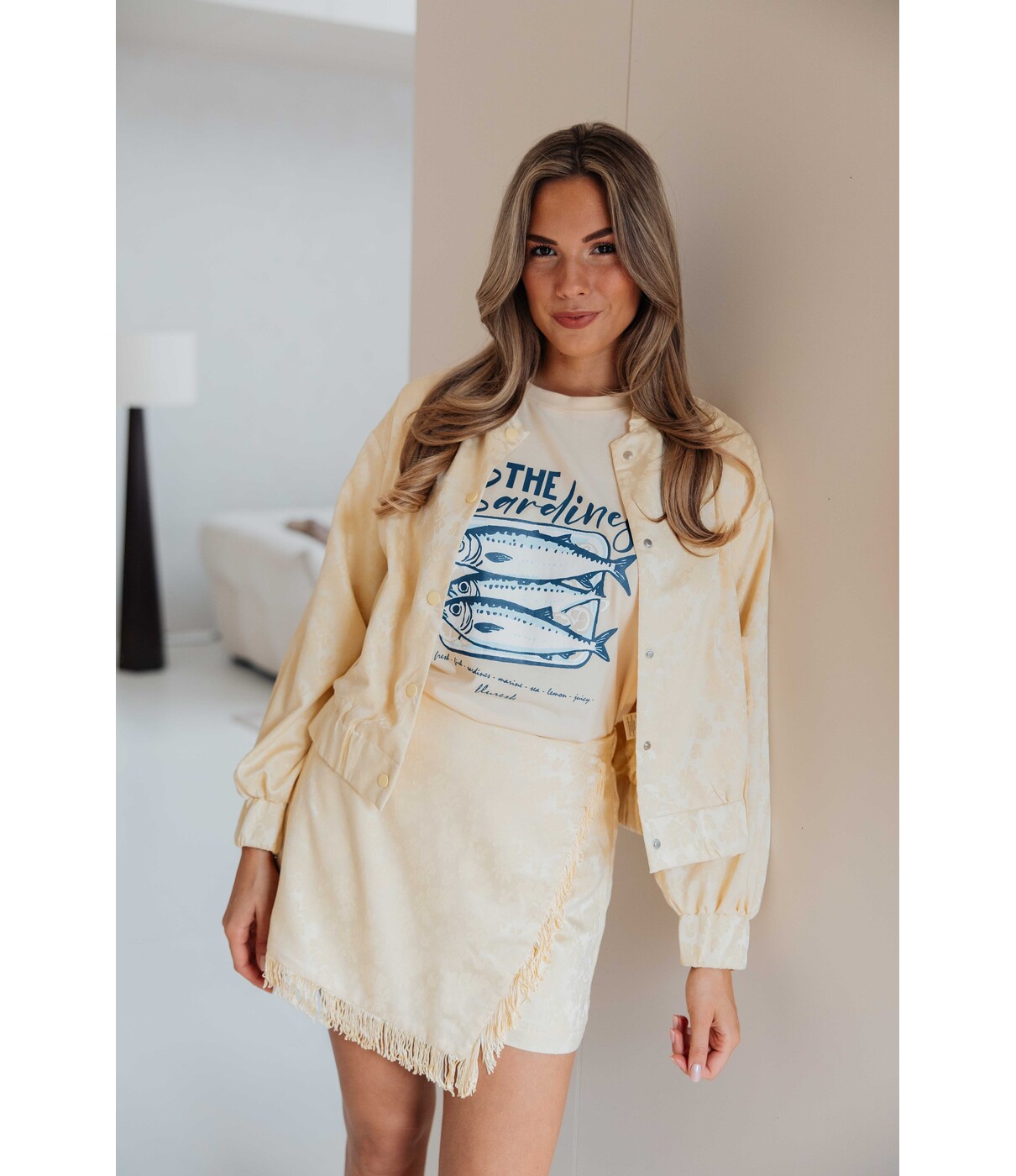 Fluresk Fluresk Estrella skort | geel