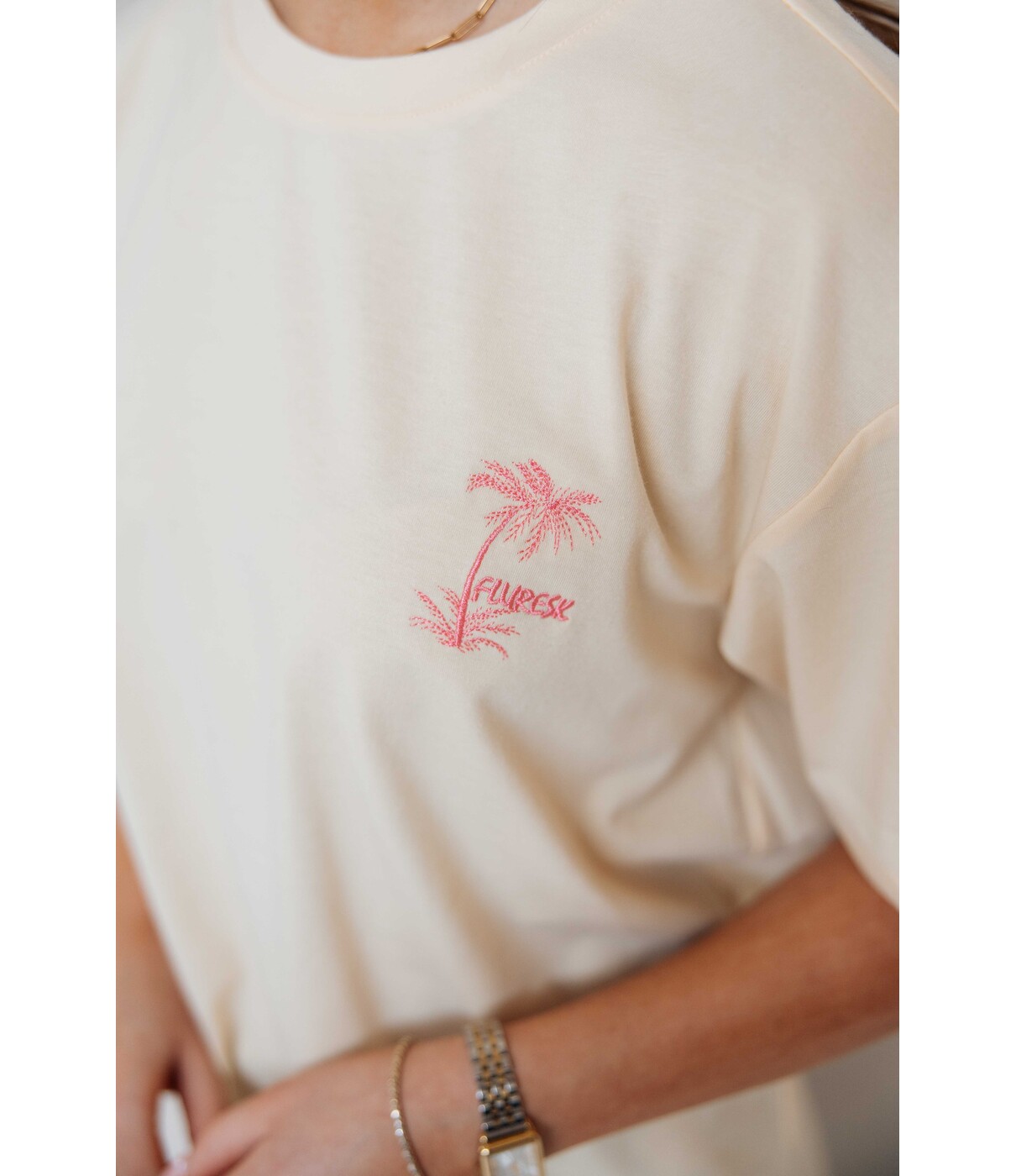 Fluresk Fluresk Yusmila t-shirt | geel