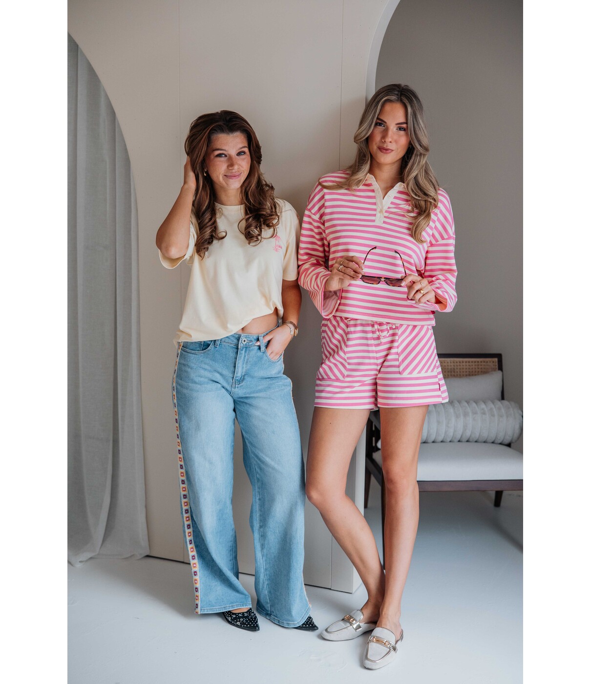 Fluresk Fluresk Arelis sweater | roze