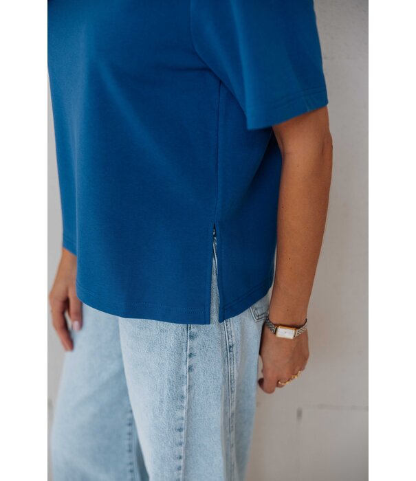 Fluresk Fluresk Brix t-shirt | blauw