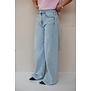 Jeans wide leg blauw | Belle
