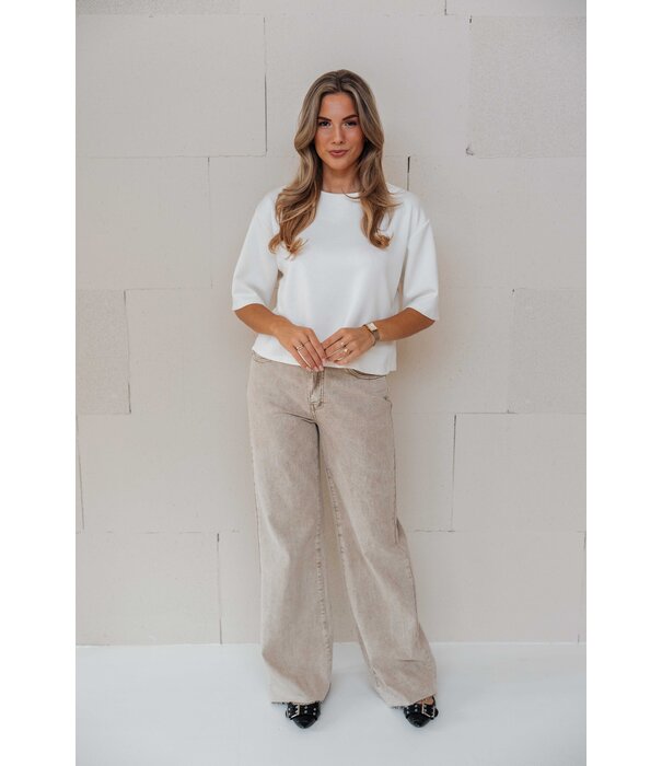 La Rebelle T-shirt wit | Hanna