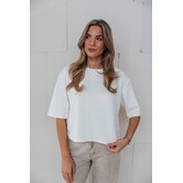 T-shirt wit | Hanna