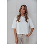 T-shirt wit | Hanna