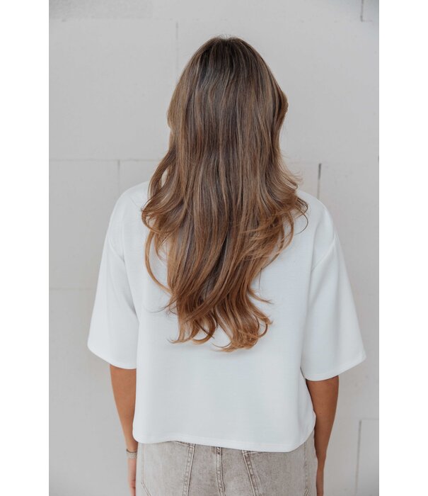 La Rebelle T-shirt wit | Hanna