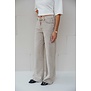 Jeans wide leg extra long | taupe
