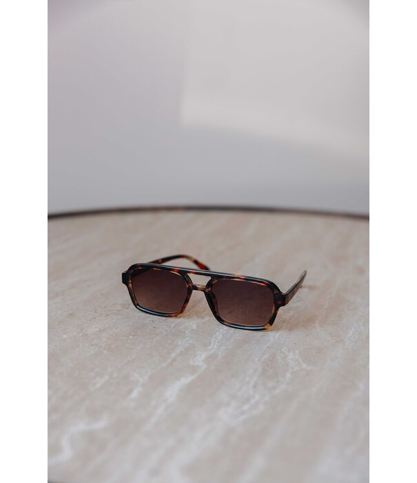 La Rebelle Zonnebril leopard | Camila