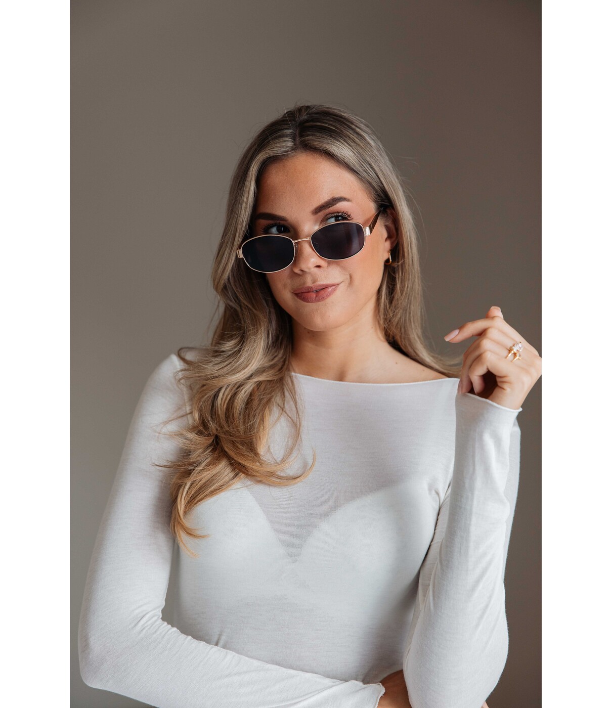 Zonnebril goud/zwart | Philou