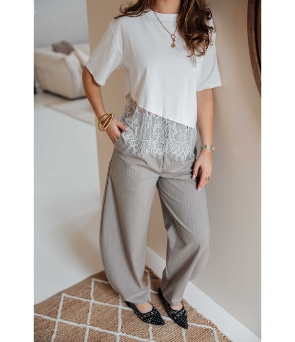 La Rebelle Top wit | Senna