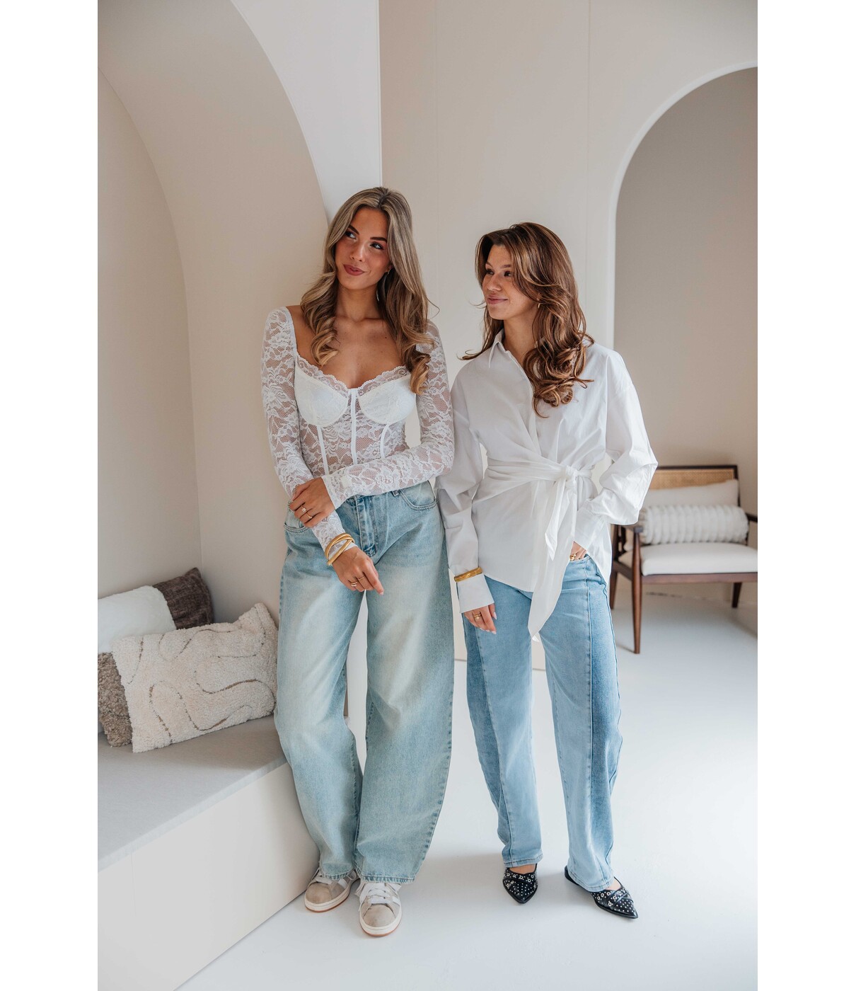 Blouse wit | Tess