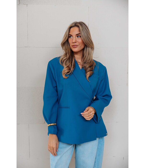 La Rebelle Blazer blauw | Jasmijn