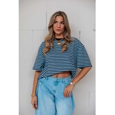 Top gestreept blauw | Stella