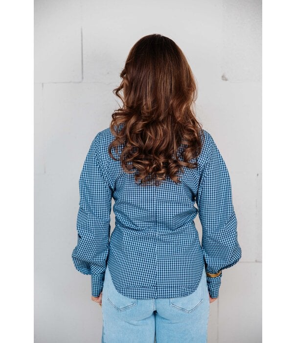 La Rebelle Blouse blauw | Nola