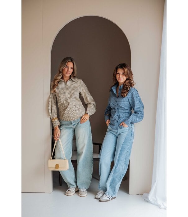 La Rebelle Blouse blauw | Nola