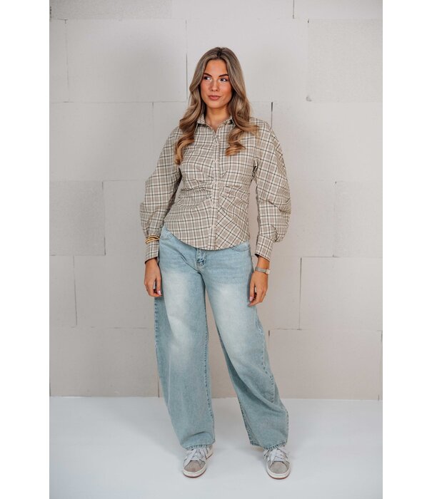 La Rebelle Blouse groen | Nola