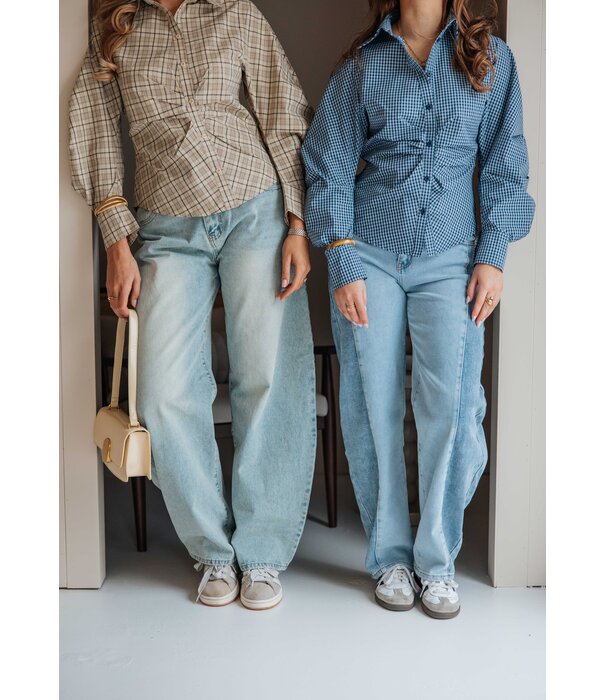 La Rebelle Blouse groen | Nola