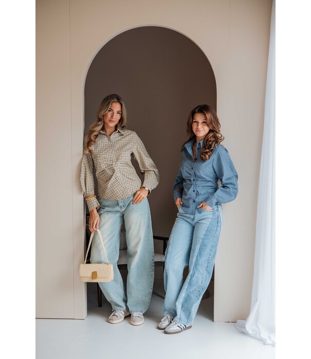 La Rebelle Blouse groen | Nola