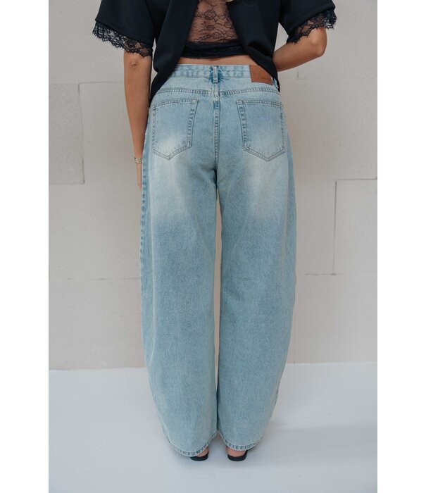 La Rebelle Jeans balloon dirty wash | Ruby