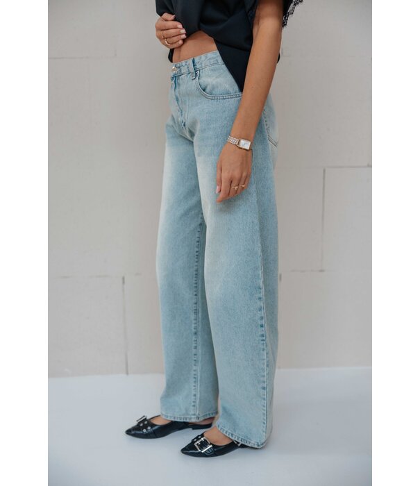 La Rebelle Jeans balloon dirty wash | Ruby