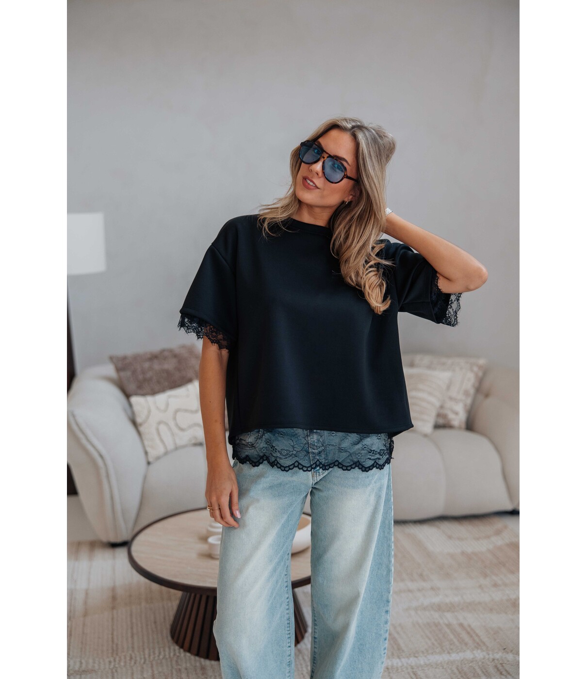 Jeans balloon dirty wash | Ruby