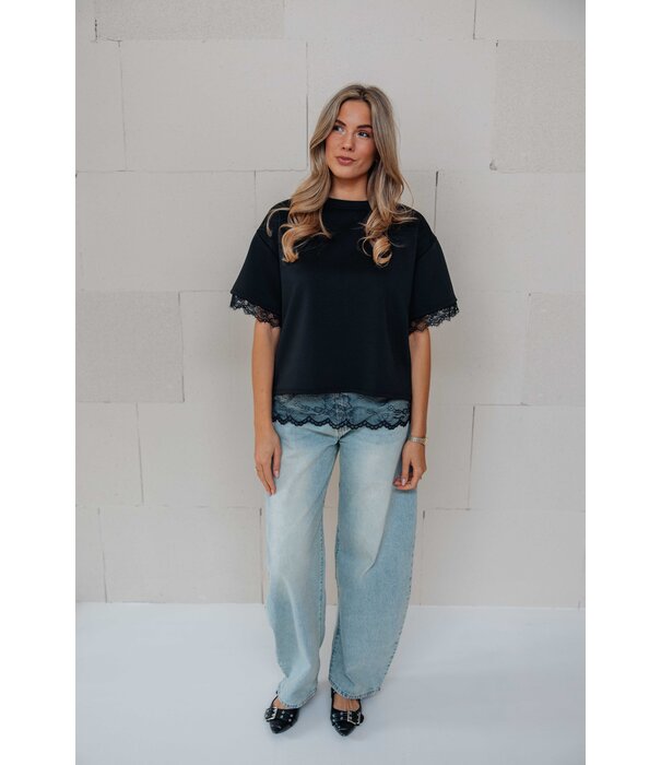 La Rebelle Jeans balloon dirty wash | Ruby