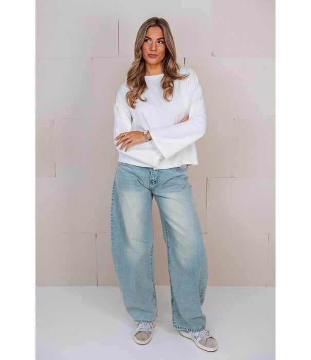 La Rebelle Top wit | Ellie