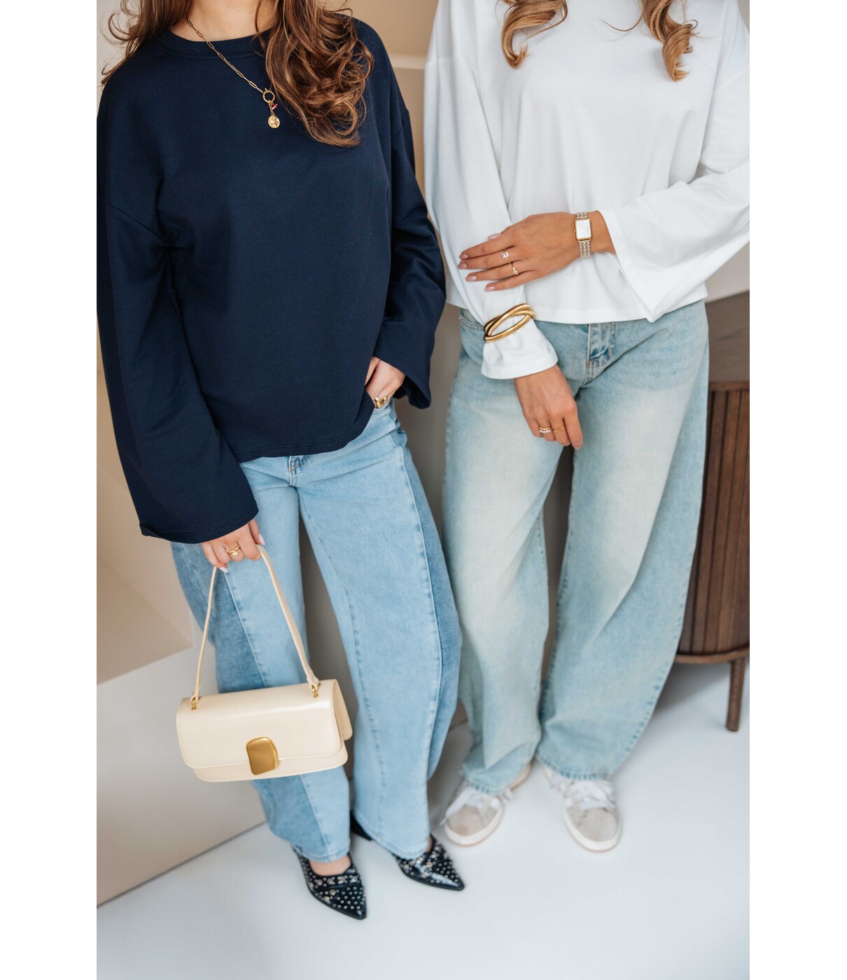 Top navy blauw | Ellie