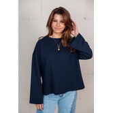 Top navy blauw | Ellie