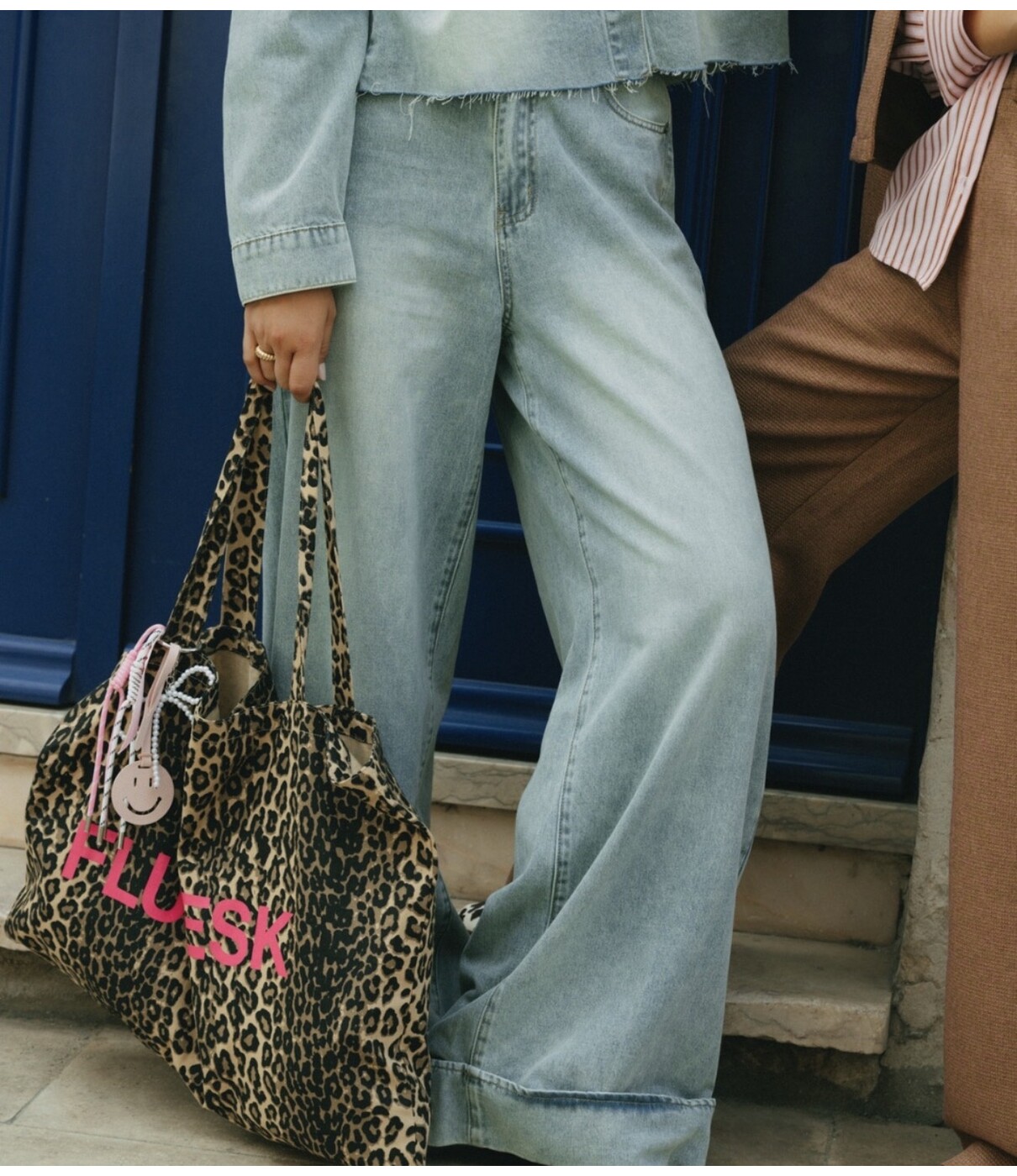 Fluresk Fluresk tas + bagcharm | panter