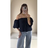 Top navy blauw  | Emmy