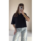 T-shirt zwart | Hanna