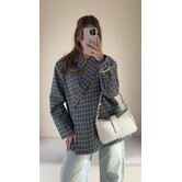Blazer geruit blauw | Jasmijn