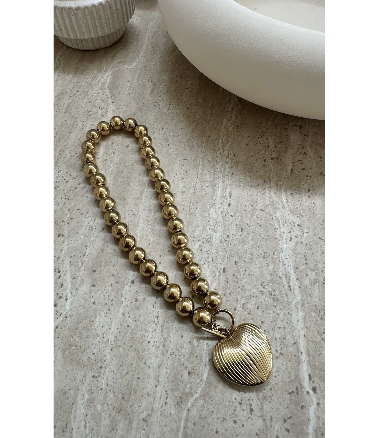 Ketting goud | bold hart
