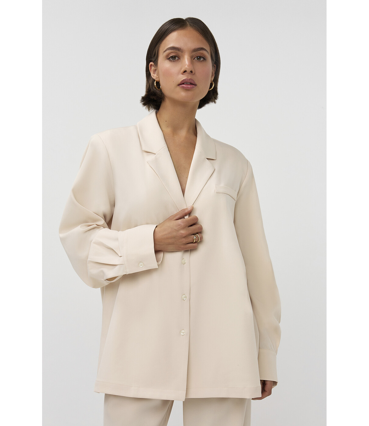 Studio Amaya Studio Amaya Noomi blouse | beige