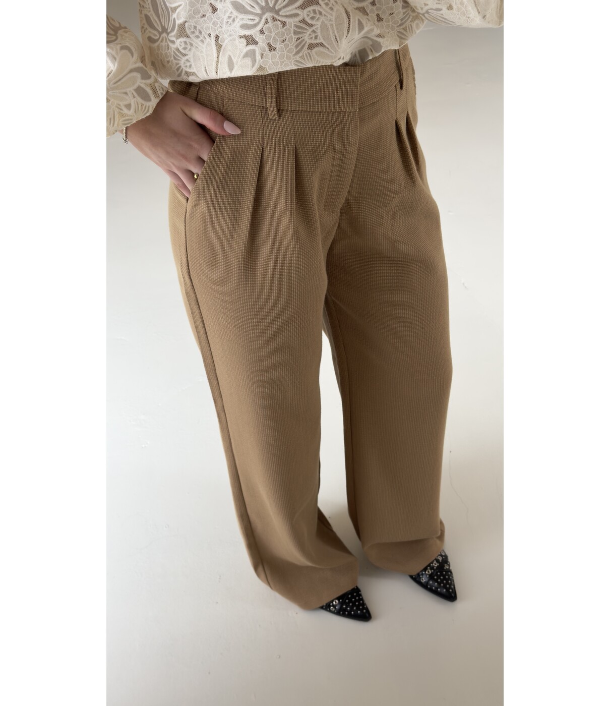 Fluresk Fluresk Yilian broek | camel