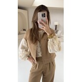 Fluresk Lisandra gilet | camel
