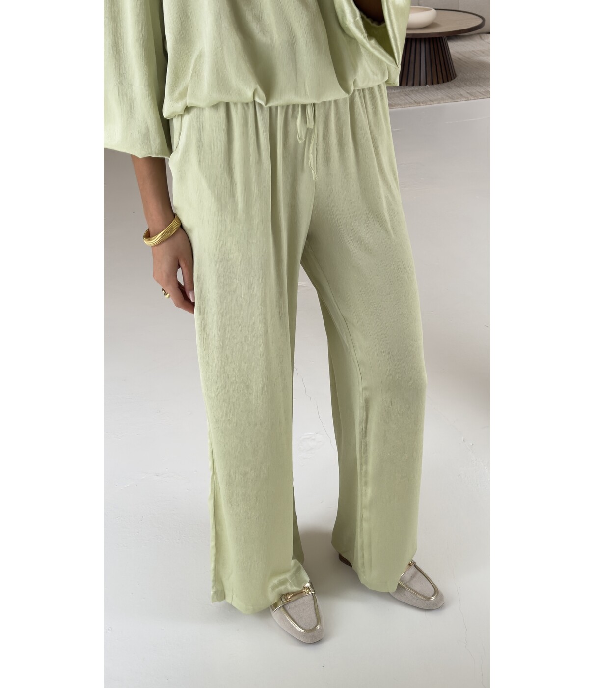 Fluresk Fluresk Yovanka broek | groen