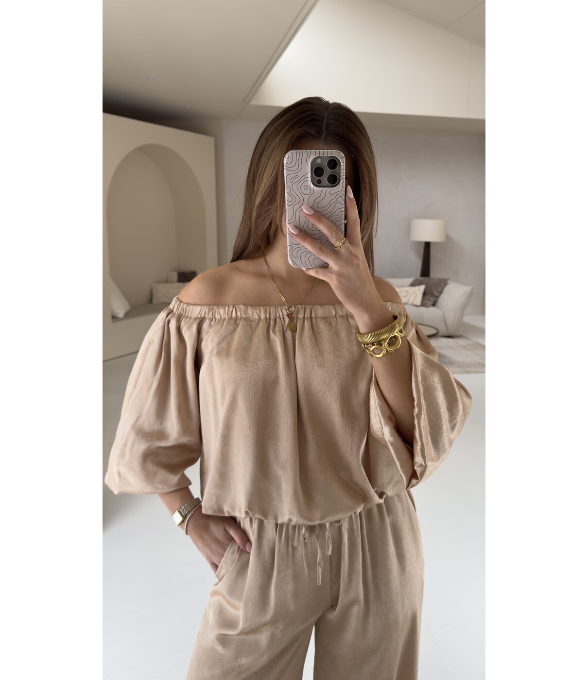 Fluresk Fluresk Yulieth top | beige