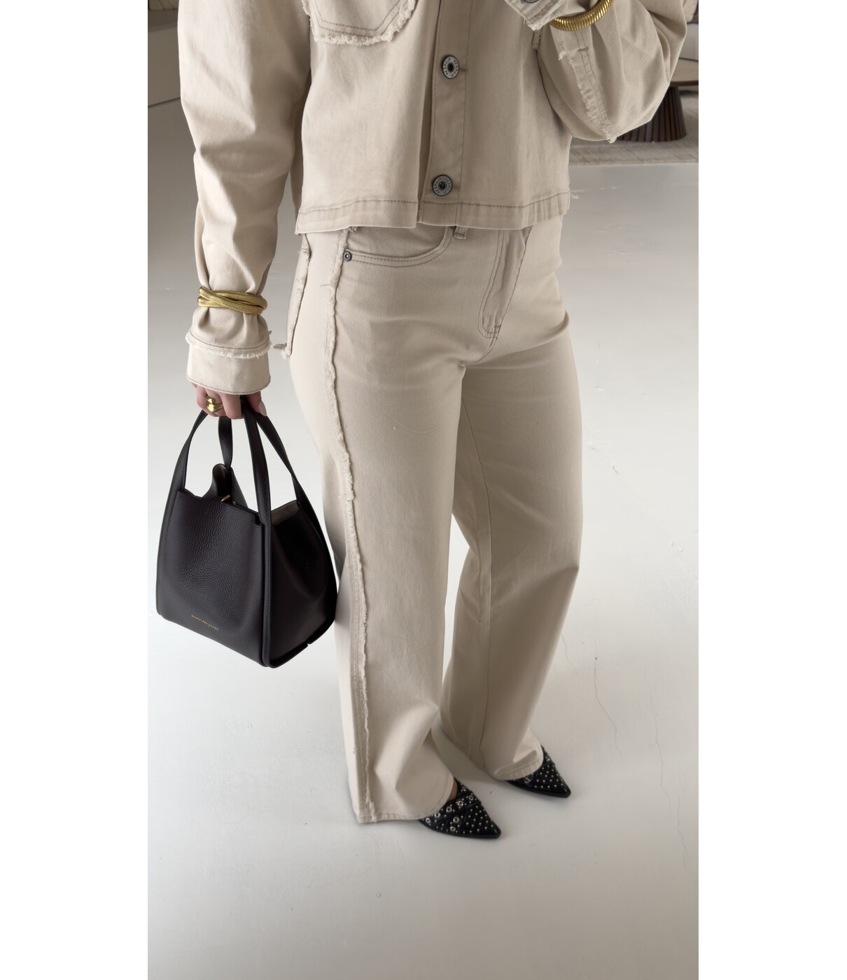 Fluresk Fluresk Verina broek | beige