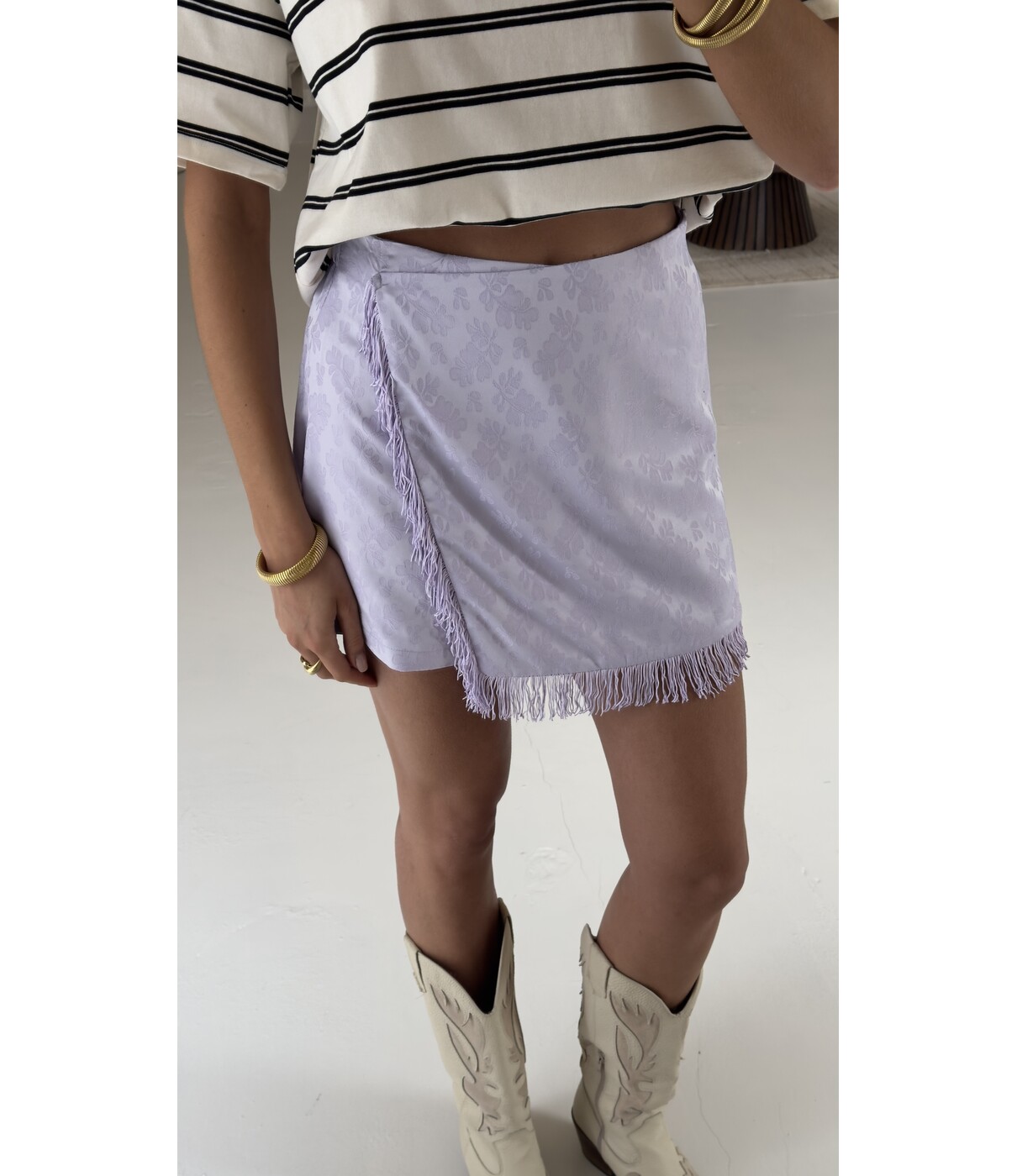 Fluresk Fluresk Estrella skort | lila