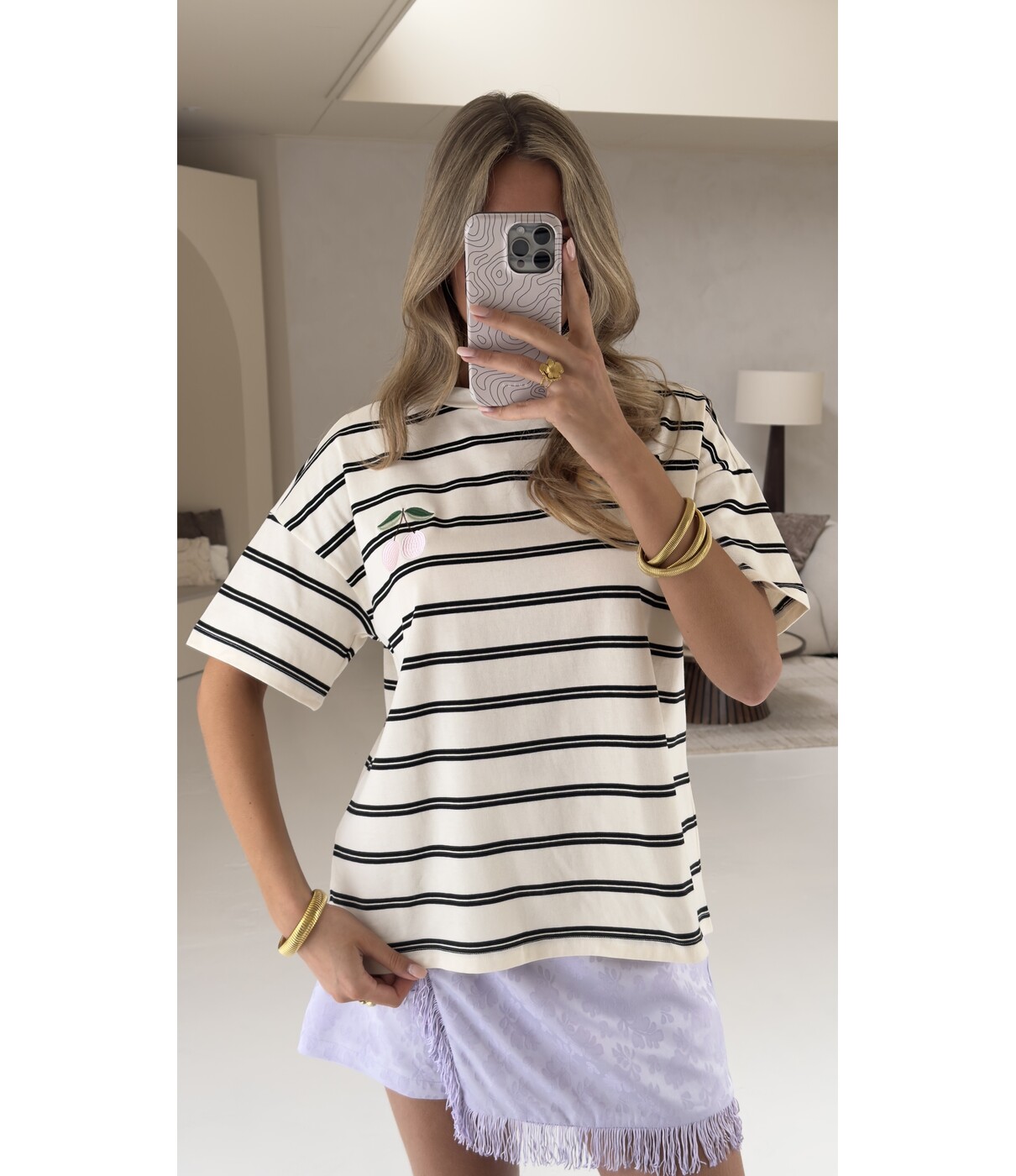 Fluresk Fluresk Nayara t-shirt | off white