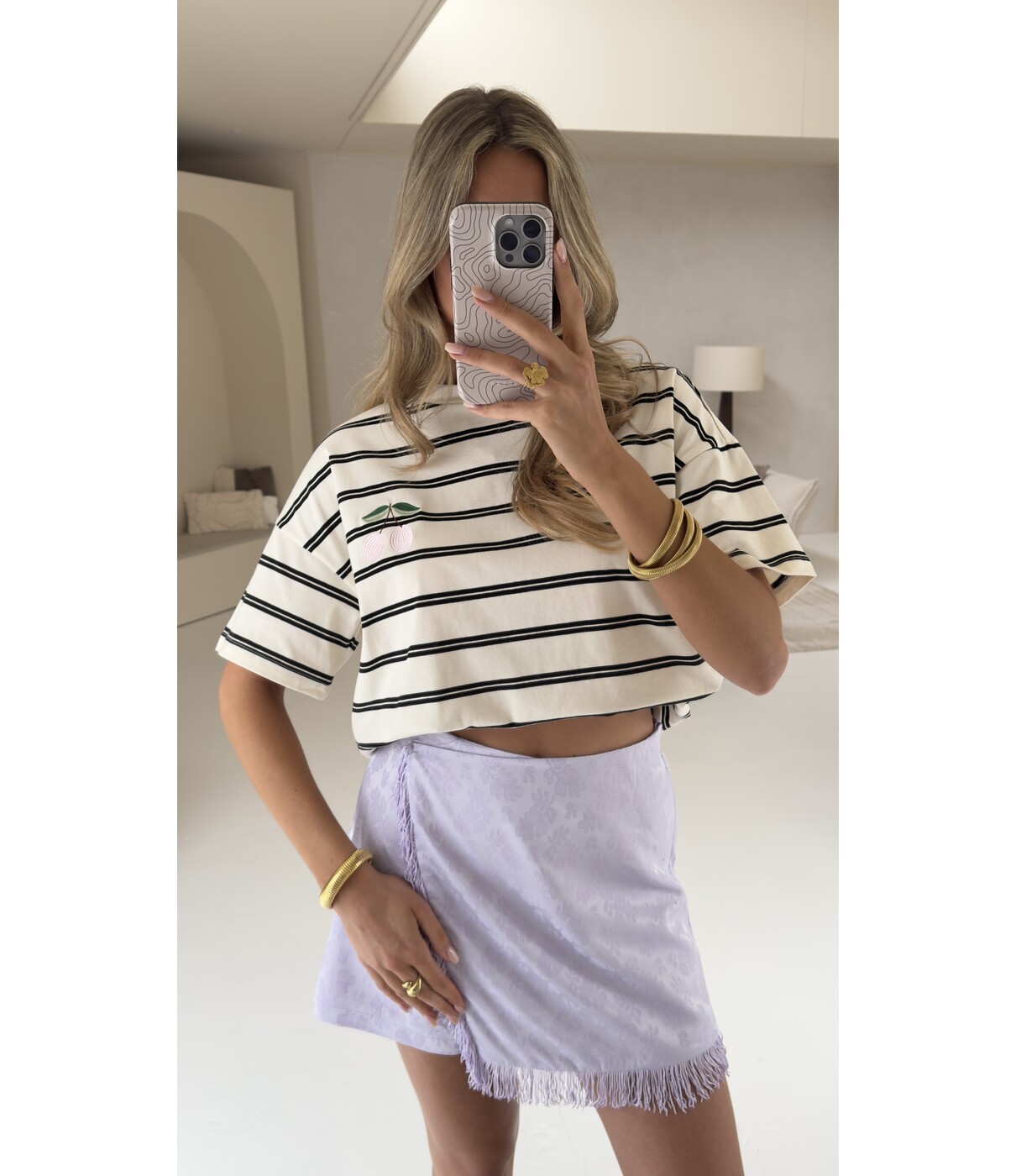 Fluresk Fluresk Nayara t-shirt | off white