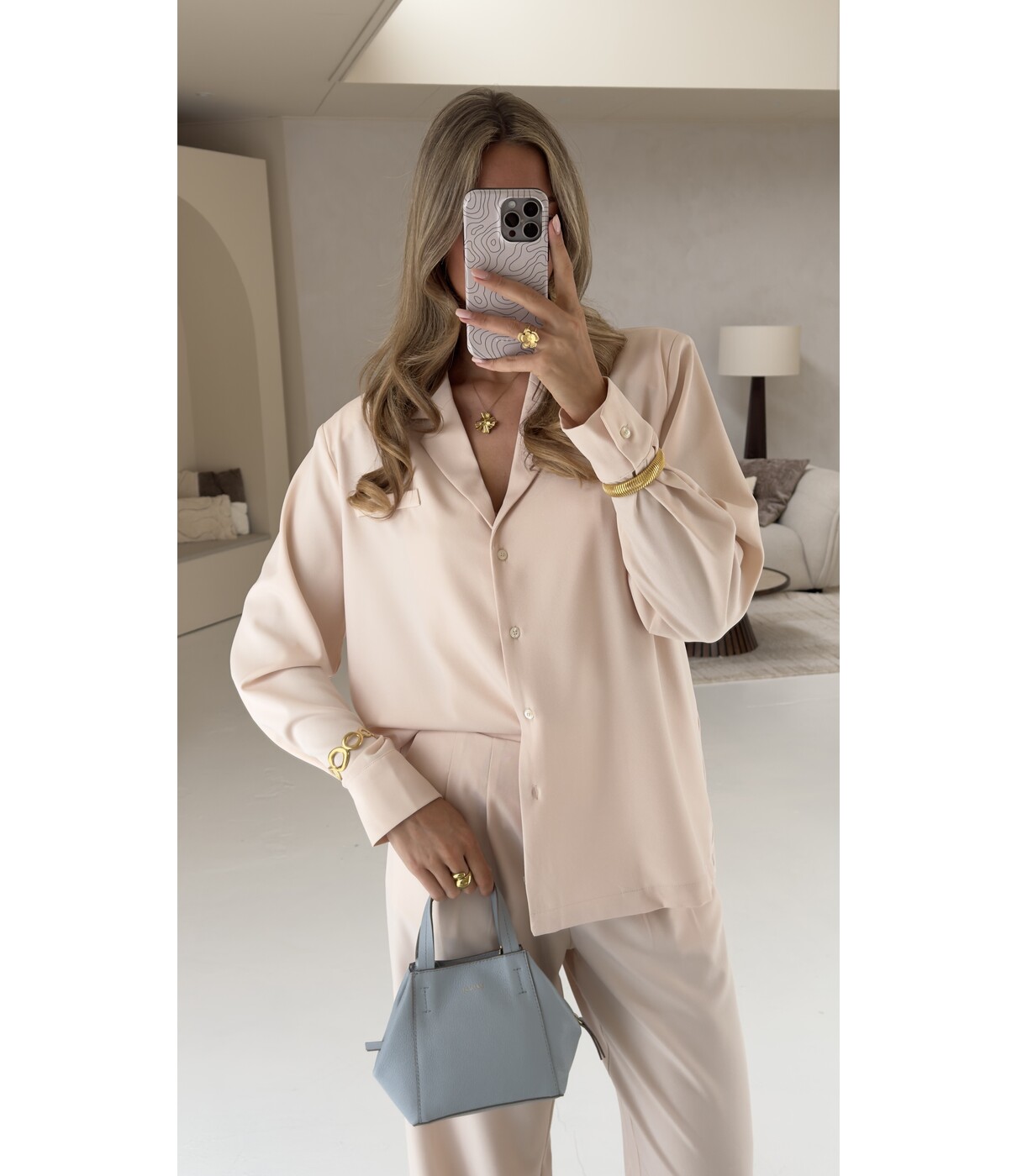 Studio Amaya Studio Amaya Noomi blouse | beige