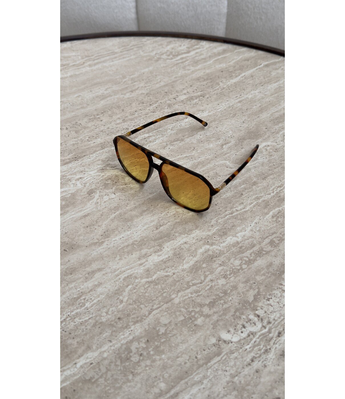 Zonnebril leopard/oranje | Vesper