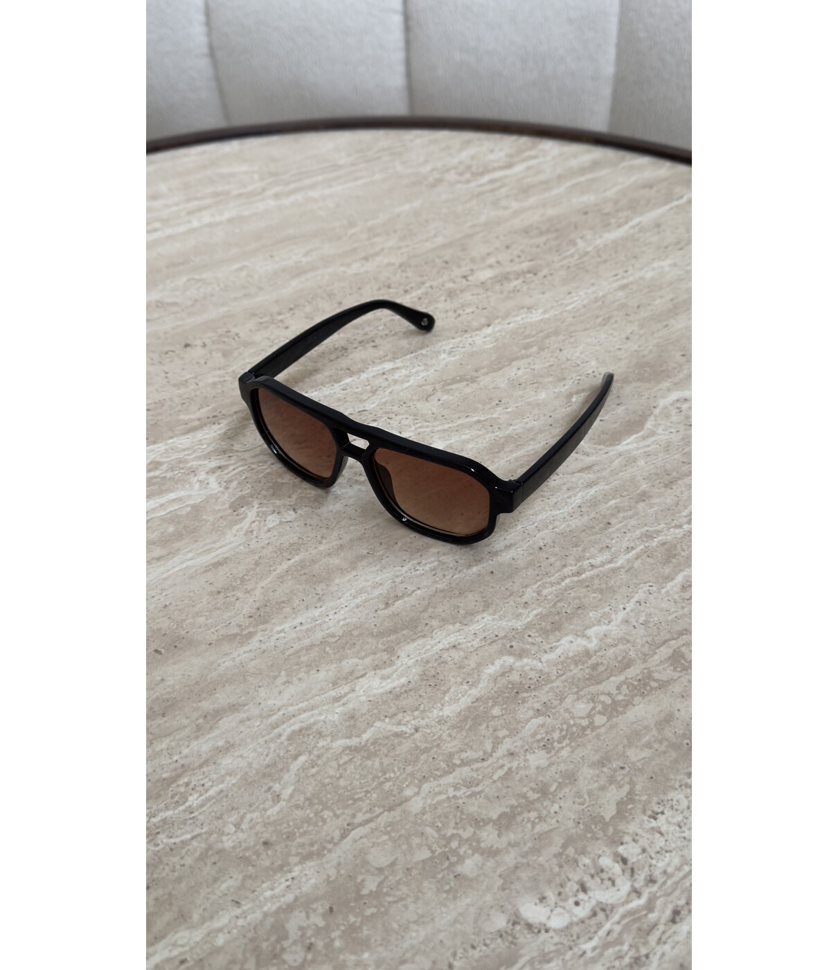 Zonnebril zwart/oranje | Aylin