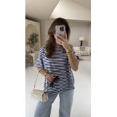 Top gestreept blauw/wit | Jetske