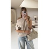 Top taupe | Fleur