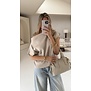 Top taupe | Fleur