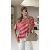 Top gestreept rood/roze | Jetske