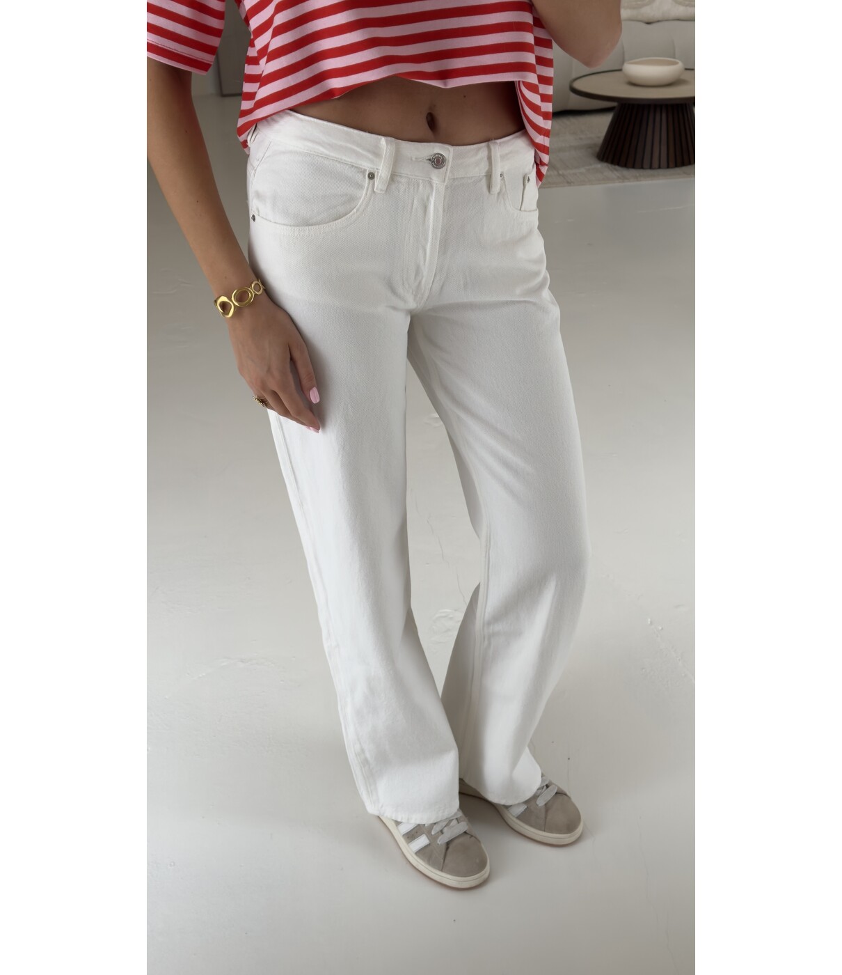 Gina Tricot Gina Tricot Boyfriend jeans | off white